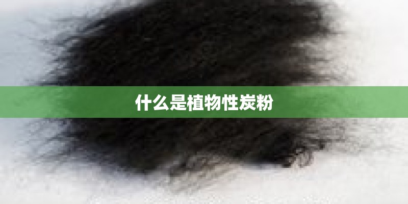 什么是植物性炭粉