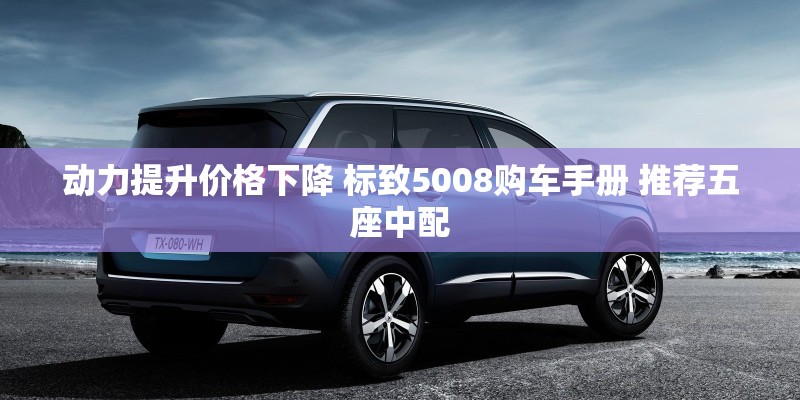 动力提升价格下降 标致5008购车手册 推荐五座中配